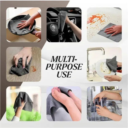 Microfiber Cleaning Roll– Tear Resistant, Reusable & Washable Cleaning Cloth (Pack of 1)